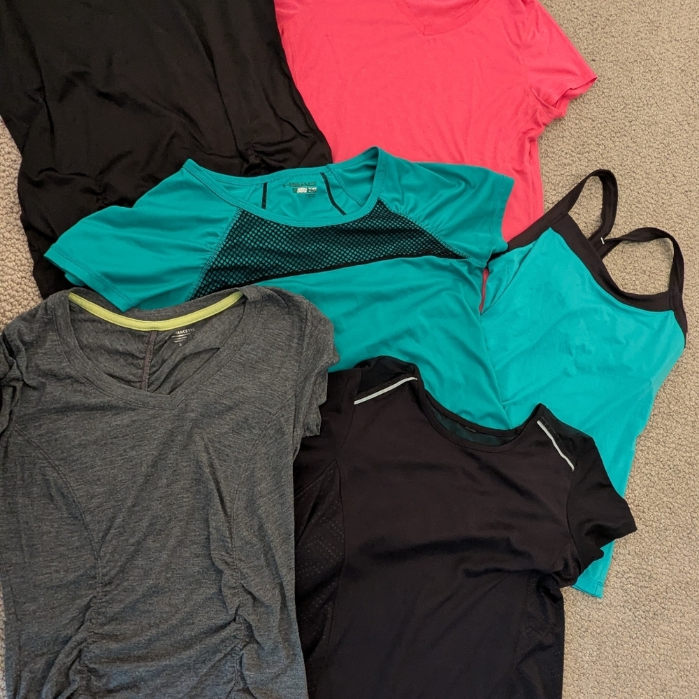 Women's Assorted Workout Tops Collection (Avia, RBX, Head, Marika, Layer 8)